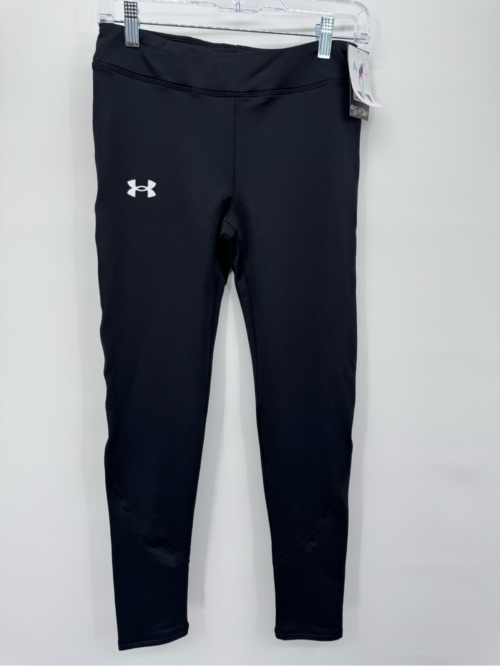 Under Armour ColdGear Black Leggings Youth Large YL (New with Tags)